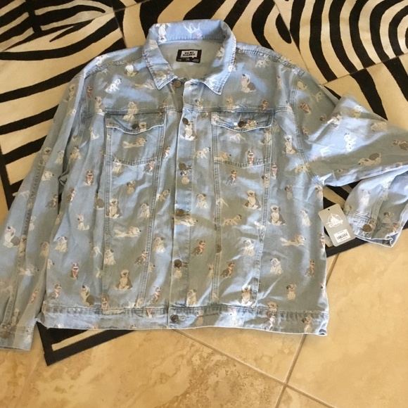disney dog denim jacket